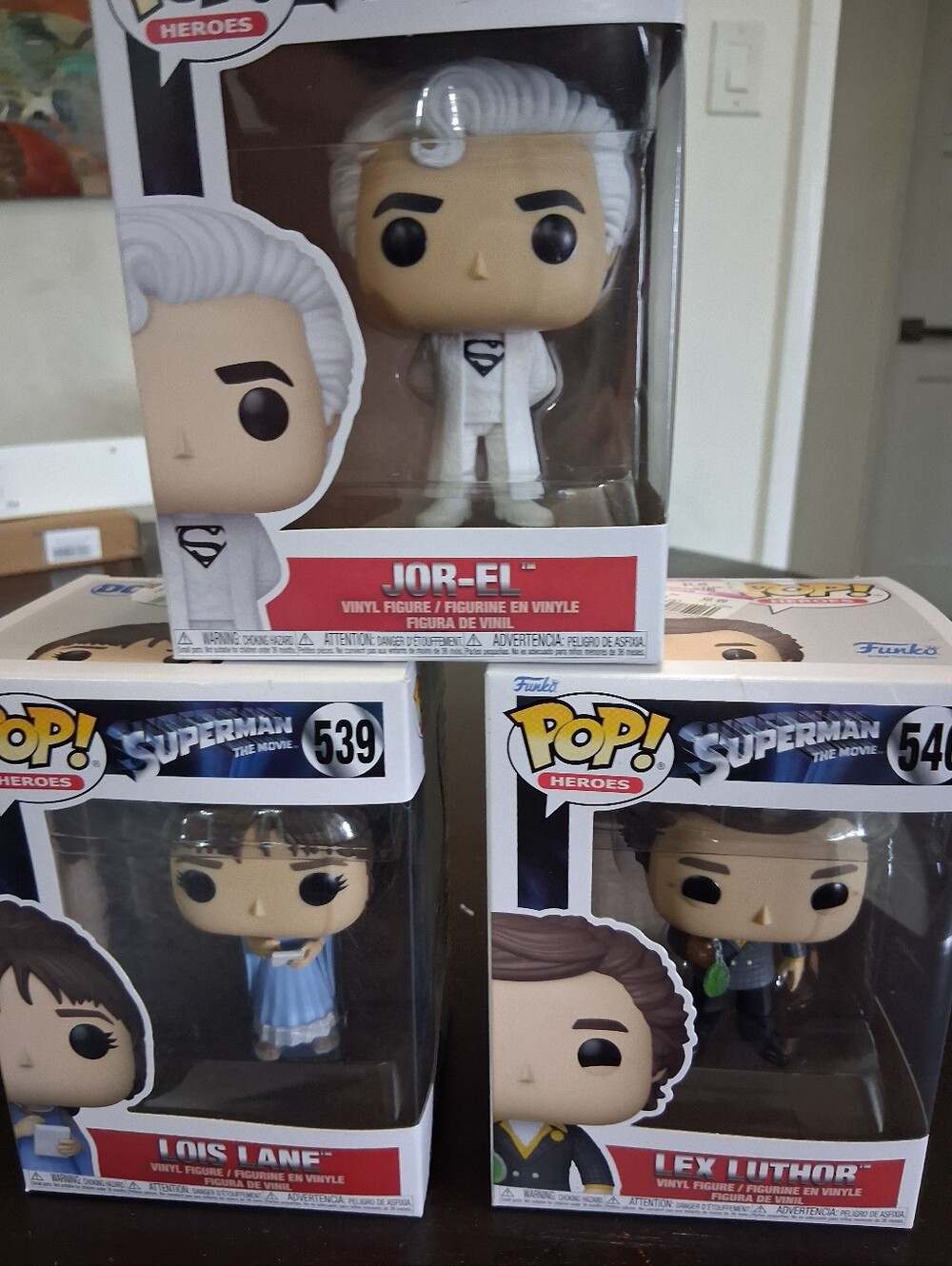 Funko Pop Set Superman Series
